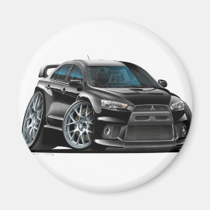 Imán Auto negro Mitsubishi Evo