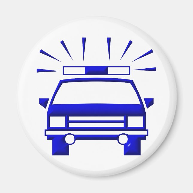 Imán Auto policial (Frente)