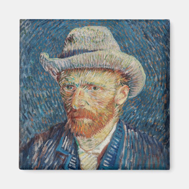 Imán Auto portrait de Van Gogh (Frente)