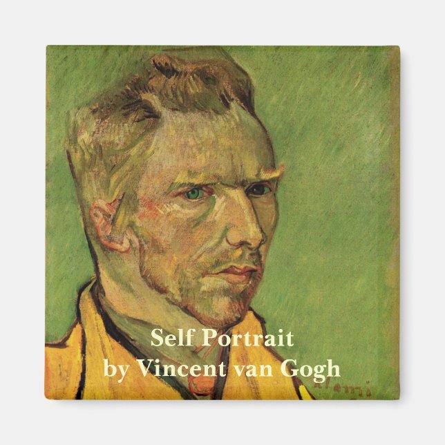 Imán Auto retrato de Vincent van Gogh, Bella Artes de l (Frente)