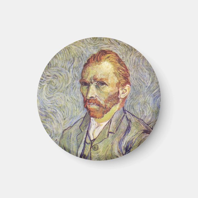 Imán Auto-retrato Vincent Willem van Gogh (Frente)