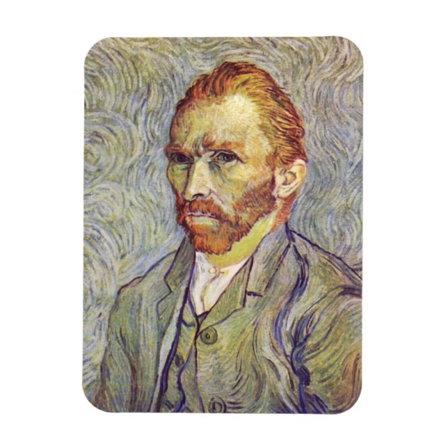 Imán Auto-retrato Vincent Willem van Gogh (Vertical)