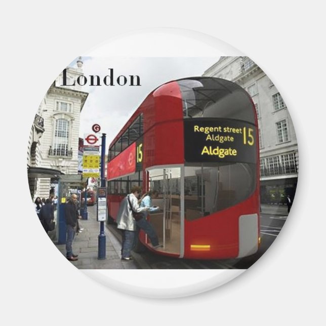 Imán Autobús de Londres (St.K. (Frente)