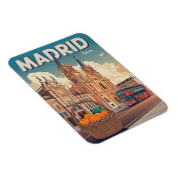 Autobús de Madrid España recuerdos de viaje vintag