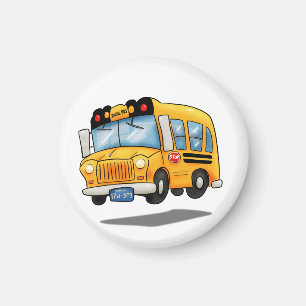 Imán Autobús escolar personalizado