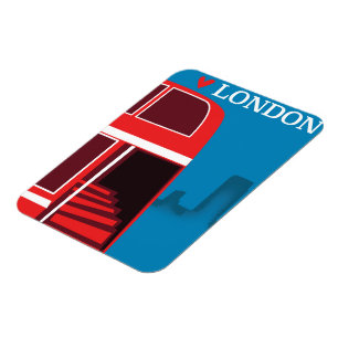 Imán Autobús Rojo de Londres