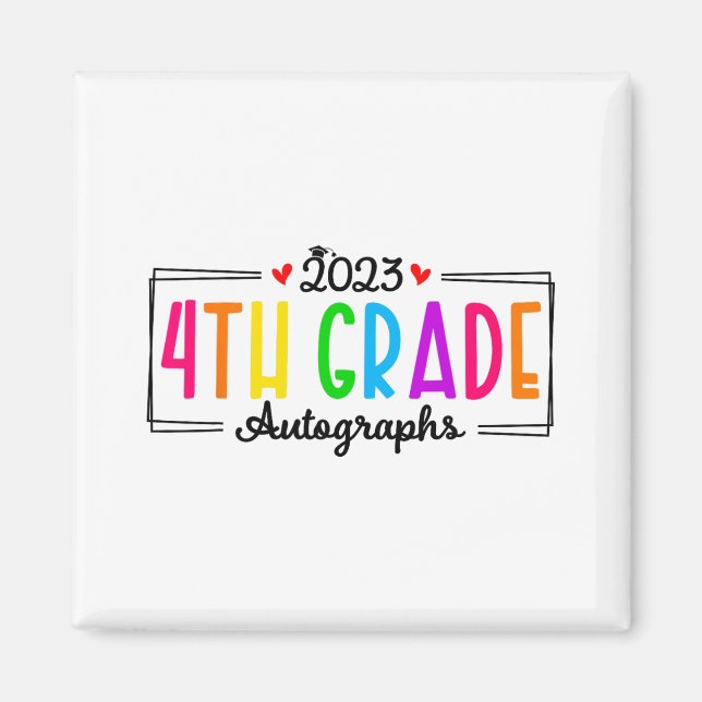 Imán Autografo 2023 4º Graduado (Frente)