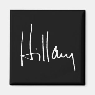 IMÁN AUTÓGRAFO DE HILLARY CLINTON - .PNG