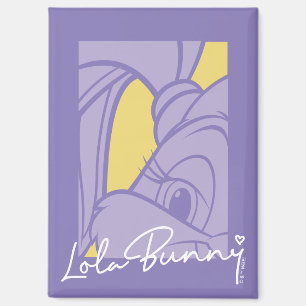 Imán Autografo de retrato de Lola
