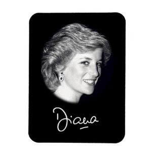 Imán autógrafo Princess Diana