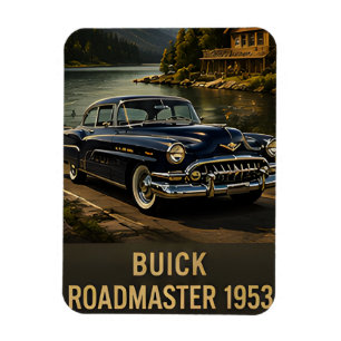 Imán Automóvil americano vintage Buick Roadmaster de 19