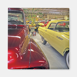 Imán Automóviles antiguos en el Museo del Automóvil de 