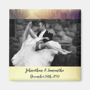 Imán Autopista de imágenes personalizado Sunrise Pathwa