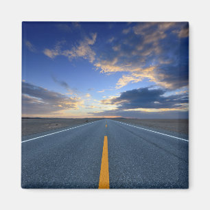 Imán Autopista en el día del amanecer