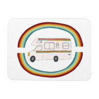 Autopista Rainbows Retro RV Whimsical Camping