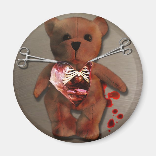 Imán Autopsia de T. Bear Magnet (Frente)