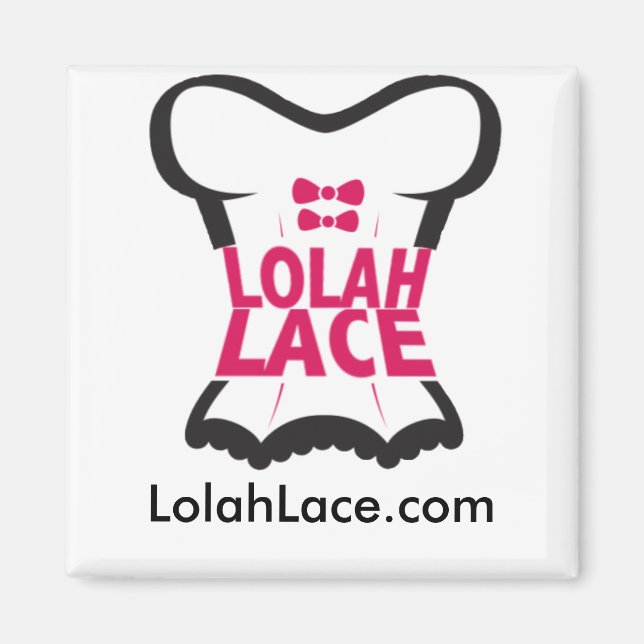 Imán Autor Lolah Lace Magnet (Frente)