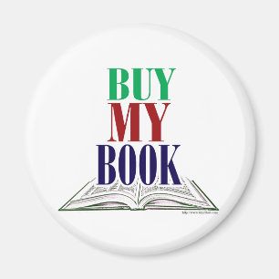 Imán Autor Promocional Compra mi lema del libro