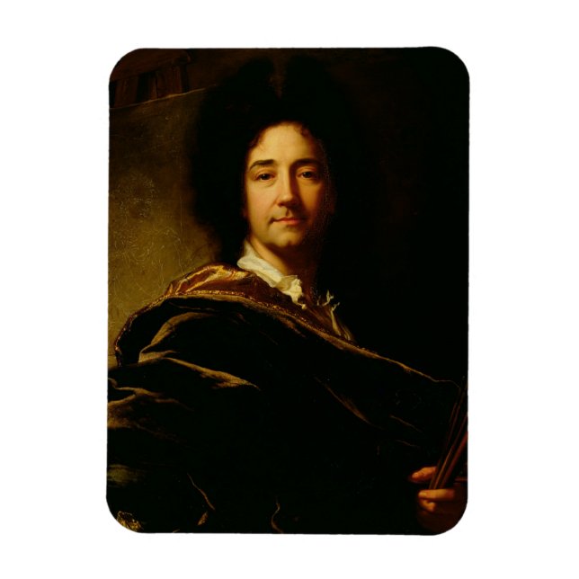 Imán Autoretrato, 1716 (aceite sobre lienzo) (Vertical)