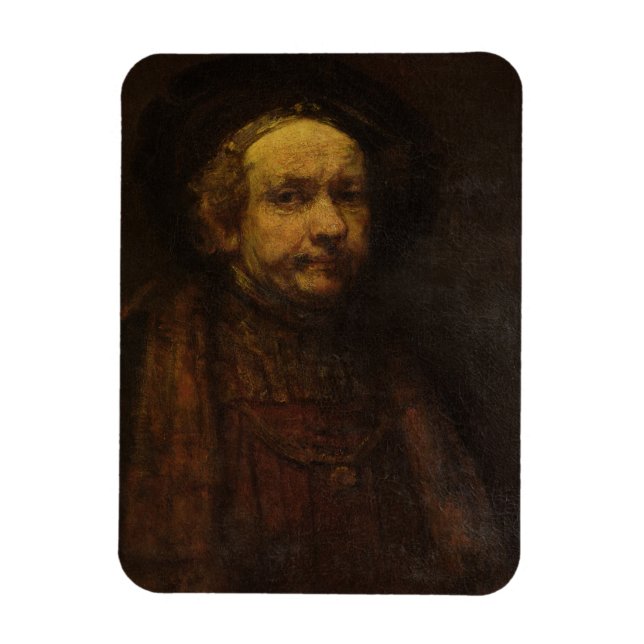 Imán Autoretrato como anciano, c.1664 (aceite sobre lie (Vertical)