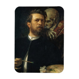 Imán Autoretrato con la muerte como ladrón (de Böcklin)