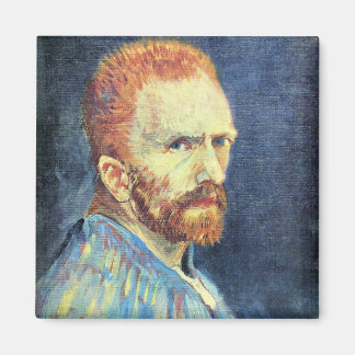 Imán Autoretrato con pelo corto de Vincent van Gogh