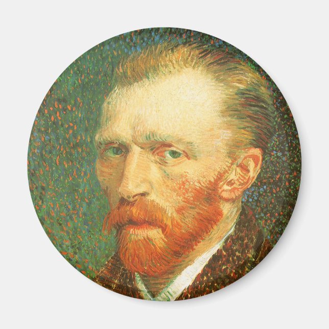 Imán Autoretrato de Vincent van Gogh (Frente)