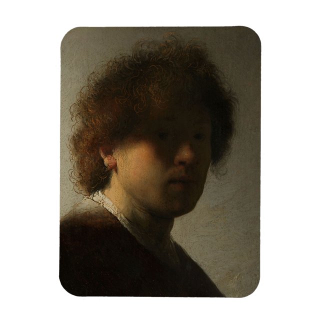 Imán Autoretrato de Young Rembrandt (Vertical)