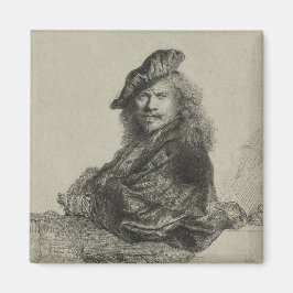 Imán Autoretrato-Rembrandt Harmenszoon van Rijn