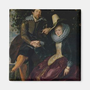 Imán Autorretrato con Isabel Brandt