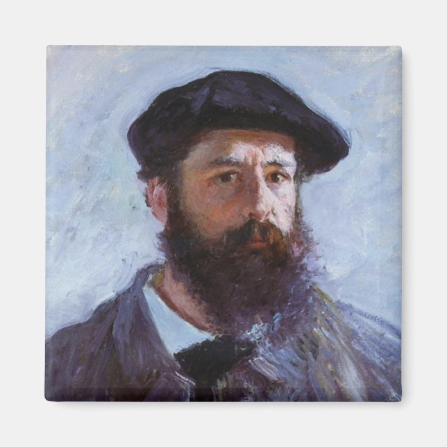 Imán Autorretrato de Claude Monet (Frente)