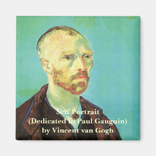 Imán Autorretrato de Van Gogh (Dedicado a Paul Gauguin)