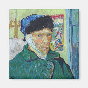 Imán Autorretrato de Vincent van Gogh con la oreja vend