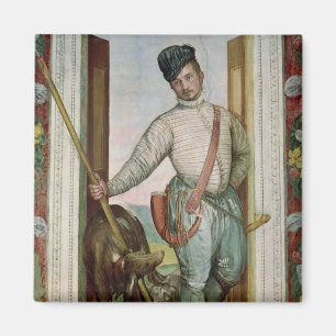 Imán Autorretrato en el traje de la caza, 1562