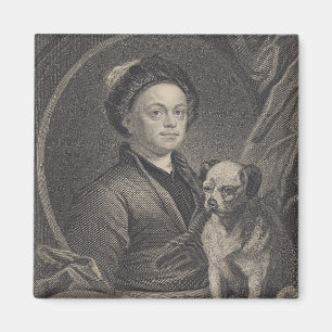 Imán Autorretrato, grabado por J. Mollison