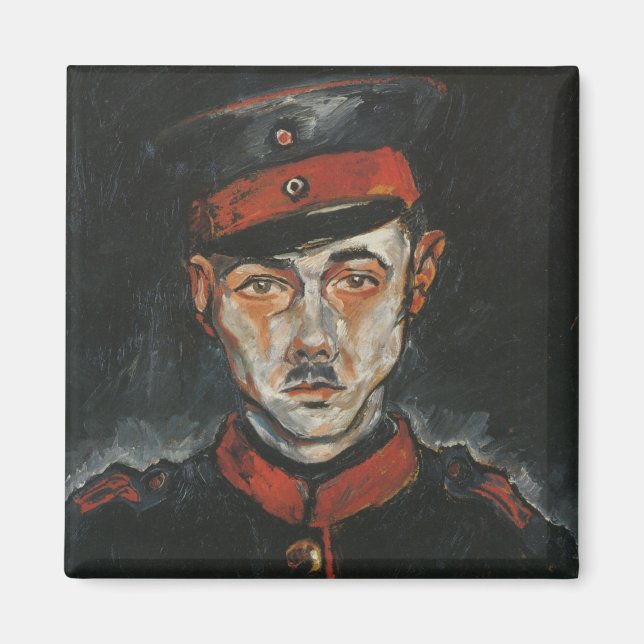 Imán Autorretrato (por Walter Gramatté) (Frente)