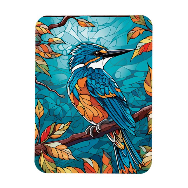 Imán Autumn Kingfisher Flexible Photo Magnet (Vertical)