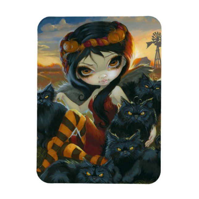Imán "Autumn Kitties" Flex Magnet (Vertical)