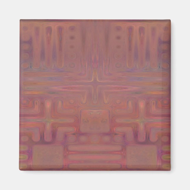 Imán Autumn Show Wine Colour Abstract Magnet (Frente)