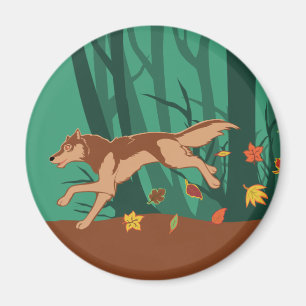 Imán Autumn Wolf