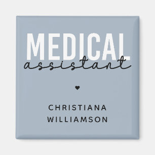 Imán Auxiliar Médico personalizado Regalo de ayudante