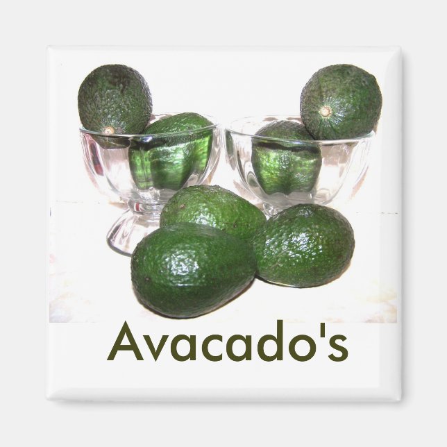 Imán Avacado bonito Magnet (Frente)