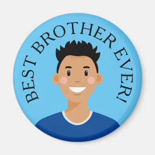Imán Avatar personalizado Mejor Hermano jamás Magnet