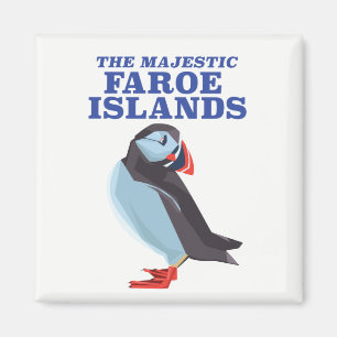 Imán Ave Puffin de las Islas Feroe