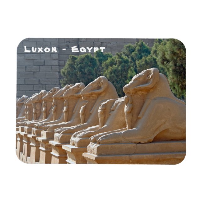 Imán Avenida de las Esfinges en el Templo de Karnak - E (Horizontal)