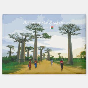 Imán Avenida de los Baobabs, Madagascar - Paisaje
