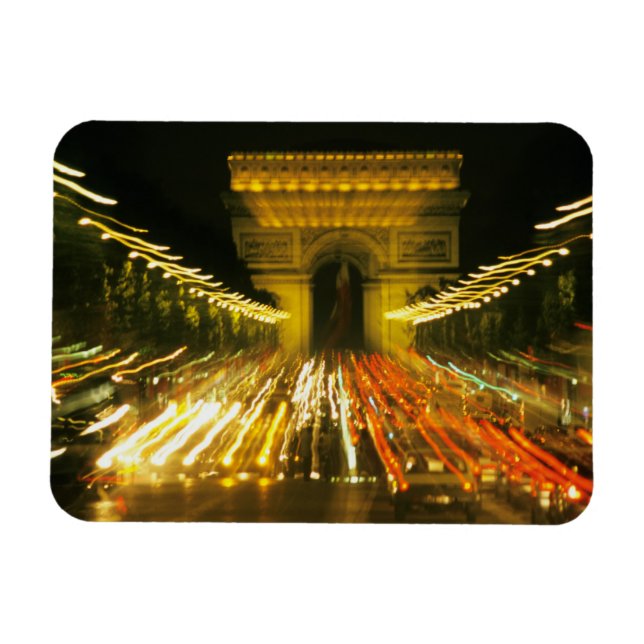 Imán Avenida de los Campos Elíseos, Arco de Triunfo, (Horizontal)