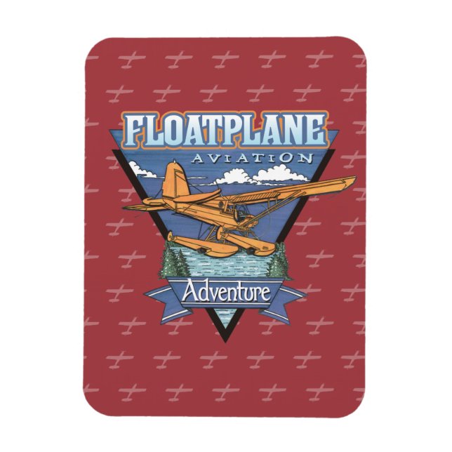 Imán Aventura de la aviación de Floatplane (Vertical)