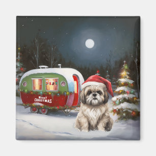 Imán Aventura de los Navidades de la Caravana de Invier