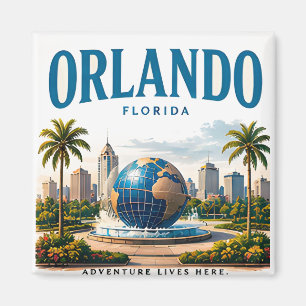 Imán Aventura del sol de Orlando